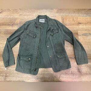 Converse One Star Men’s Large Canvas Olive Jacket